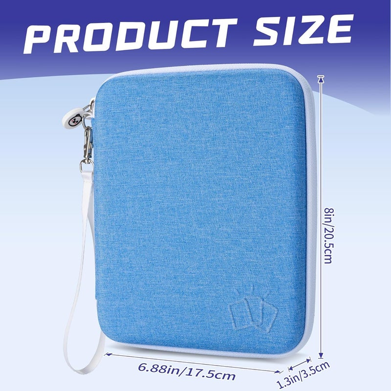 Fonwill Card Case for Yoto Cards,80-Pockets binder with Zipper,Portable Card Holder Book for Holding Mini Audiobook Cards,Suitable for Boys and Girls(Blue) - Image 3